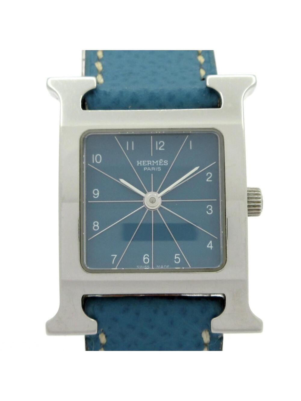 Hermes H Watch 1****** Light Blue #351582H12B